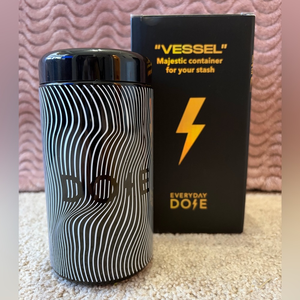 NEW IN BOX Stash Jar Everyday Dose Storage Vessel Container Mushroom Coffee